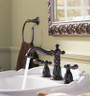 Delta Victorian Widespread Bathroom Faucet with Pop-Up Drain Assembly - Includes Lifetime Warranty