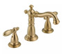 Delta Victorian Widespread Bathroom Faucet with Pop-Up Drain Assembly - Includes Lifetime Warranty
