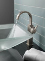 Delta Vero Single Hole Bathroom Faucet with Riser - Includes Lifetime Warranty - Less Drain Assembly