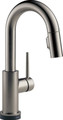 Delta Trinsic Pull-Down Bar Faucet With Touch Activation