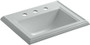 Kohler Memoirs Classic 17" Drop In Bathroom Sink with 3 Holes Drilled and Overflow