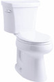 Kohler 1.28 GPF Two-Piece Comfort Height Elongated Toilet with 10" Rough In and Tank Locks from the Highline Collection