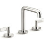 Kallista One 1.2 GPM Double Lever Handle Bathroom Faucet with Soft Touch Drain and High Spout