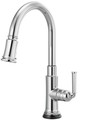 Brizo Rook 1.8 GPM Single Hole Pull Down Kitchen Faucet with MagneDock and SmartTouch - Limited Lifetime Warranty (5 Year on Electronic Parts)