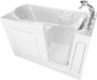 American Standard Value 60" Gelcoat Walk-In Air / Whirlpool Bathtub for Alcove Installation with Right Drain