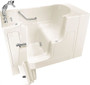 American Standard Value 52" Walk-In Soaking Bathtub with Left-Hand Drain, Comfort Jets, and Quick Drain Pump - Roman Tub Filler and Handshower Included
