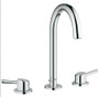 Grohe Concetto 1.2 GPM 8" Widespread Double Handle Bathroom Faucet with SilkMove, EcoJoy, and QuickFix Technologies (Includes Metal Pop-Up Drain)