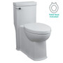 American Standard Boulevard Elongated Luxury One-Piece Toilet with Concealed Trapway, EverClean Surface, PowerWash Rim and Right Height Bowl - Includes Slow-Close Seat