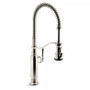 Kohler Tournant Pullout Spray High Arch 24-1/5" Pre-Rinse Kitchen Faucet with Sweep Spray, BerrySoft and DockNetik Technologies