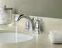 Moen Brantford Double Handle Centerset Bathroom Faucet - Pop-Up Drain Assembly and Valve Included
