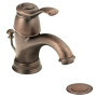 Moen Single Handle Single Hole Bathroom Faucet from the Kingsley Collection (Valve Included)