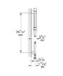 Grohe Eurocube Chrome Thermostatic Shower Set Complete