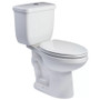 PROFLO 1.1 / 1.6 GPF Dual Flush Two-Piece Elongated Toilet with Top Button Actuator and 12" Rough In
