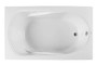 PROFLO 60" X 42" Drop-In Soaking Bathtub - EasyCare Acrylic