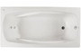 PROFLO 72" x 42" Whirlpool Bathtub with 8 Hydro Jets and EasyCare Acrylic - Drop In or Alcove Installation
