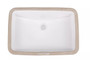 PROFLO Rectangular 21" Undermount Bathroom Sink