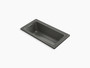 Kohler Archer® 60" x 30" drop-in bath in Thunder Grey