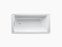 Kohler Archer® 72" x 36" drop-in bath in Biscuit