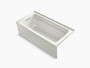 Kohler Archer® 66" x 32" alcove bath with left-hand drain in Dune