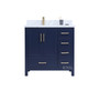 Royal Hollywood 36-Inch Navy Blue Bathroom Vanity