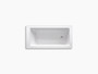 Kohler Archer® 60" x 30" drop-in whirlpool in White