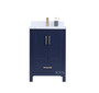 Royal Hollywood 24 inch compact navy blue bathroom vanity with contemporary design