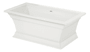 American Standard: Town Square S Collection Town Square S 68" Acrylic Freestanding Soaker Bathtub in White