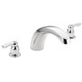 Moen Chateau Chrome Two-Handle Low Arc Roman Tub Faucets