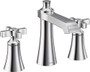 Moen Flara Chrome Two-Handle High Arc Bathroom Faucet