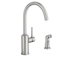 Moen Sombra One-Handle Kitchen Faucet Spot Resist Stainless