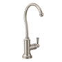 Moen Sip Traditional Spot Resist Stainless One-Handle High Arc Beverage Faucet