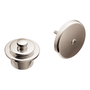 Moen Polished Nickel Push-N-Lock Tub Drain Kit With 1-1/2" Threads