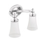 Moen Eva Chrome Two Globe Bath Light