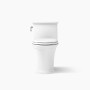 Kohler Harken® One-piece compact elongated toilet with skirted trapway, 1.28 gpf