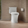 Kohler Harken® One-piece compact elongated toilet with skirted trapway, 1.28 gpf