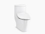 Kohler Reach® Curv Hidden cord one-piece compact elongated toilet with skirted trapway, dual-flush K-23188-HC-0