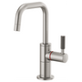 Brizo LITZE® Instant Hot Faucet with Square Spout and Knurled Handle in Stainless