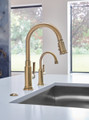 Brizo ROOK® Instant Hot Faucet with Arc Spout in Luxe Gold