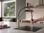 Brizo ARTESSO® Single Handle Articulating Kitchen Faucet in Stainless