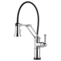 Brizo ARTESSO® Single Handle Articulating Kitchen Faucet with SmartTouch® Technology in Chrome