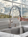 Brizo ARTESSO® Single Handle Articulating Kitchen Faucet with SmartTouch® Technology in Stainless