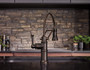 Brizo ARTESSO® Articulating Faucet With Finished Hose in Venetian Bronze
