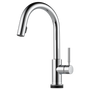 Brizo SOLNA® Single Handle Single Hole Pull-Down Kitchen Faucet with SmartTouch® Technology in Chrome