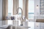 Brizo TALO® Single Handle Pull-Down Prep Faucet with SmartTouch® Technology in Stainless