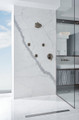 Brizo LEVOIR™ 7 1/2" Shower Arm and Flange in Luxe Steel