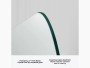 Kohler Aerie®32" curved bath screen in Crystal Clear glass with Bright Polished Silver frame