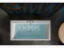 Kohler Stargaze®72" x 36" freestanding bath with fluted shroud and center drain in White 