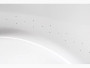 Kohler Archer®61-3/4" x 31-3/4" freestanding Heated BubbleMassage™ air bath in Almond