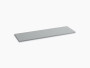 Kohler Solid/Expressions®73" vanity top without cutout in Ice Grey Expressions