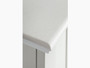 Kohler Solid/Expressions®61" vanity-top with double Verticyl® rectangular cutout in Almond Expressions